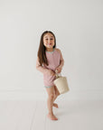 Girl's Zip Rash Guard Swimsuit