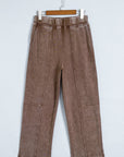 Lola Mineral-Wash Elastic-Waist Barrel Pants