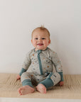 Long Sleeve Zip Romper