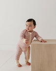 Long Sleeve Zip Romper