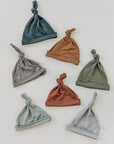 Stone Bamboo Newborn Knot Hat