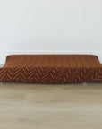 Rust Mudcloth Muslin Changing Pad Cover