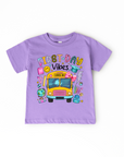 First Day of School Vibes Youth Tee | Back to School Graphic Shirt