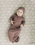 Plum Bamboo Knot Gown