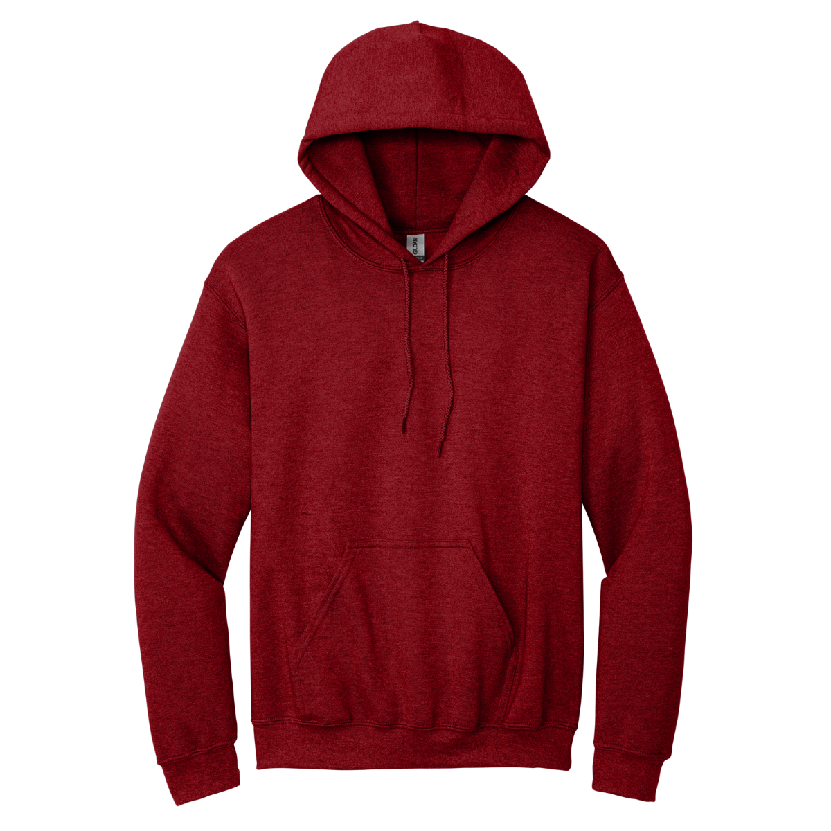 Custom Gildan G185 hoodie in heavy blend fleece with pouch pocket