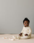 Cotton Footed Kimono | Stripe