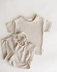 The Raw Edged Tee | Sand