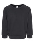 3901T Bella Canvas Custom Toddler Sponge Fleece Raglan Crewneck Sweatshirt | Custom Toddler Crewneck