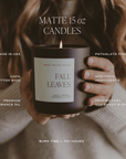 Driftwood and Mahogany Soy Candle - Brown Matte Jar - 15 oz