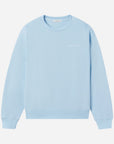 Light blue sweatshirt on a white background