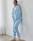 The Basics Dream Blue Hoodie | Relaxed Premium Fleece Hoodie