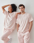 The Basics Lotus Unisex Tee | Oversized Cotton Essential Shirt