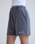 Basics Smoke Grey Women’s Short | Relaxed Cotton Lounge Shorts