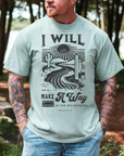 “I Will Make a Way in the Wilderness” – Isaiah 43:19 Men’s Christian T-Shirt