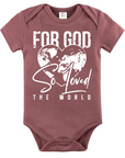 For God So Loved the World – Infant Christian Bodysuit (John 3:16)