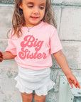 Big sister Toddler and Youth T-Shirt (Groovy)