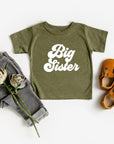 Big sister Toddler and Youth T-Shirt (Groovy)