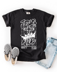 Jesus Is King – Youth Christian T-Shirt with Crown & Cross