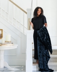 PATTERNED FAUX FUR THROW BLANKETS