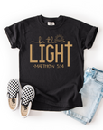 Be the Light – Youth Christian T-Shirt Inspired by Matthew 5:14