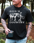 God’s Country Horse Tee – Men’s Christian Western T-Shirt