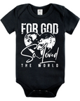 For God So Loved the World – Infant Christian Bodysuit (John 3:16)