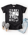 Walk by Faith – Youth Christian T-Shirt Inspired by 2 Corinthians 5:7