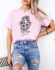 It Is Well With My Soul – Women’s Christian Floral Cross T-Shirt