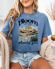 Bloom Where God Plants You – Women’s Christian T-Shirt