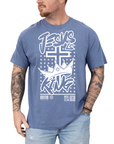 Jesus Is King – Men’s Christian T-Shirt with Crown & Cross