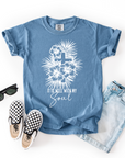 It Is Well With My Soul – Youth Christian Floral Cross T-Shirt