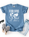 For God So Loved the World – Youth Christian T-Shirt with Scripture Design (John 3:16)