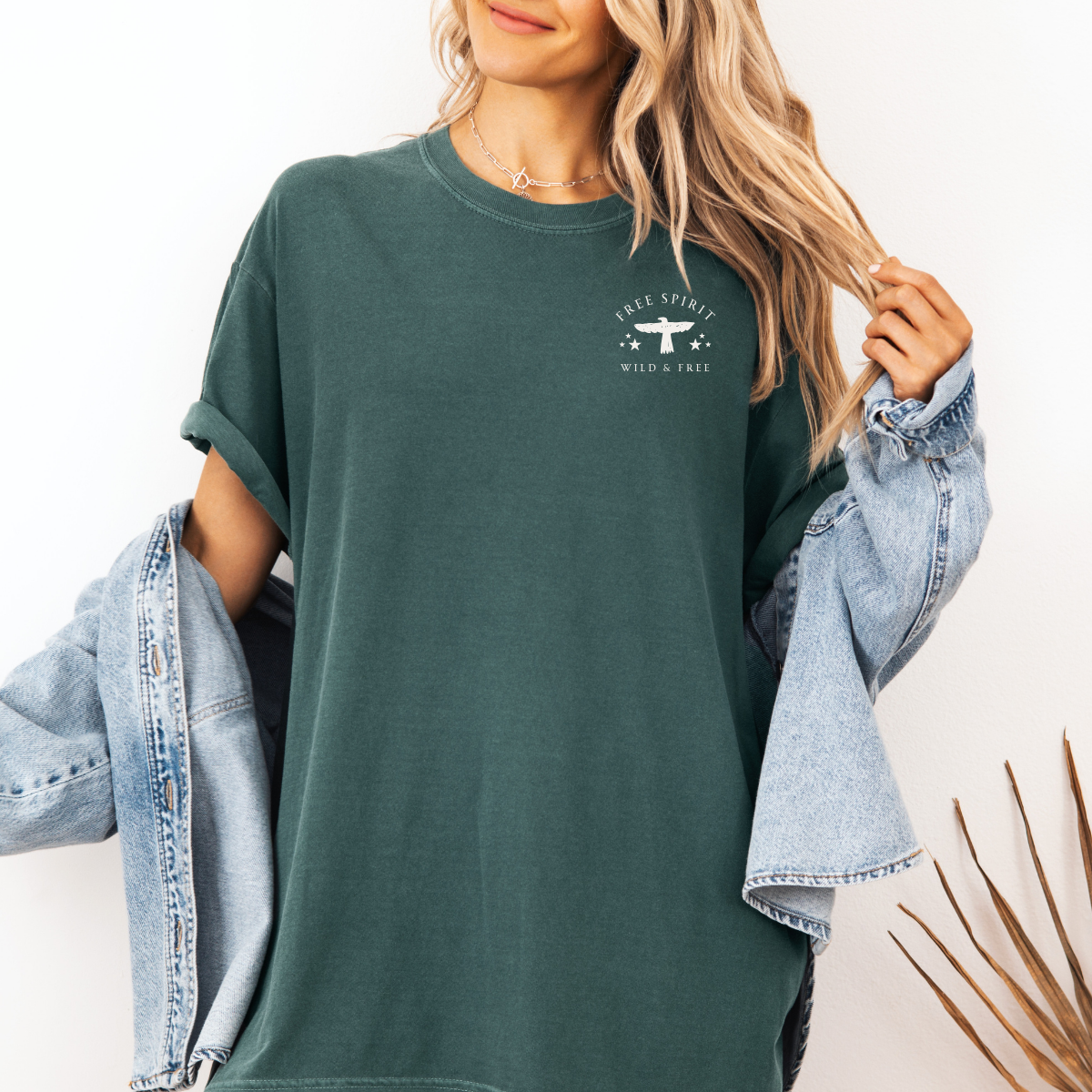 Free Spirit – Wild and Free Eagle Tee for Women | Graphic Shirt