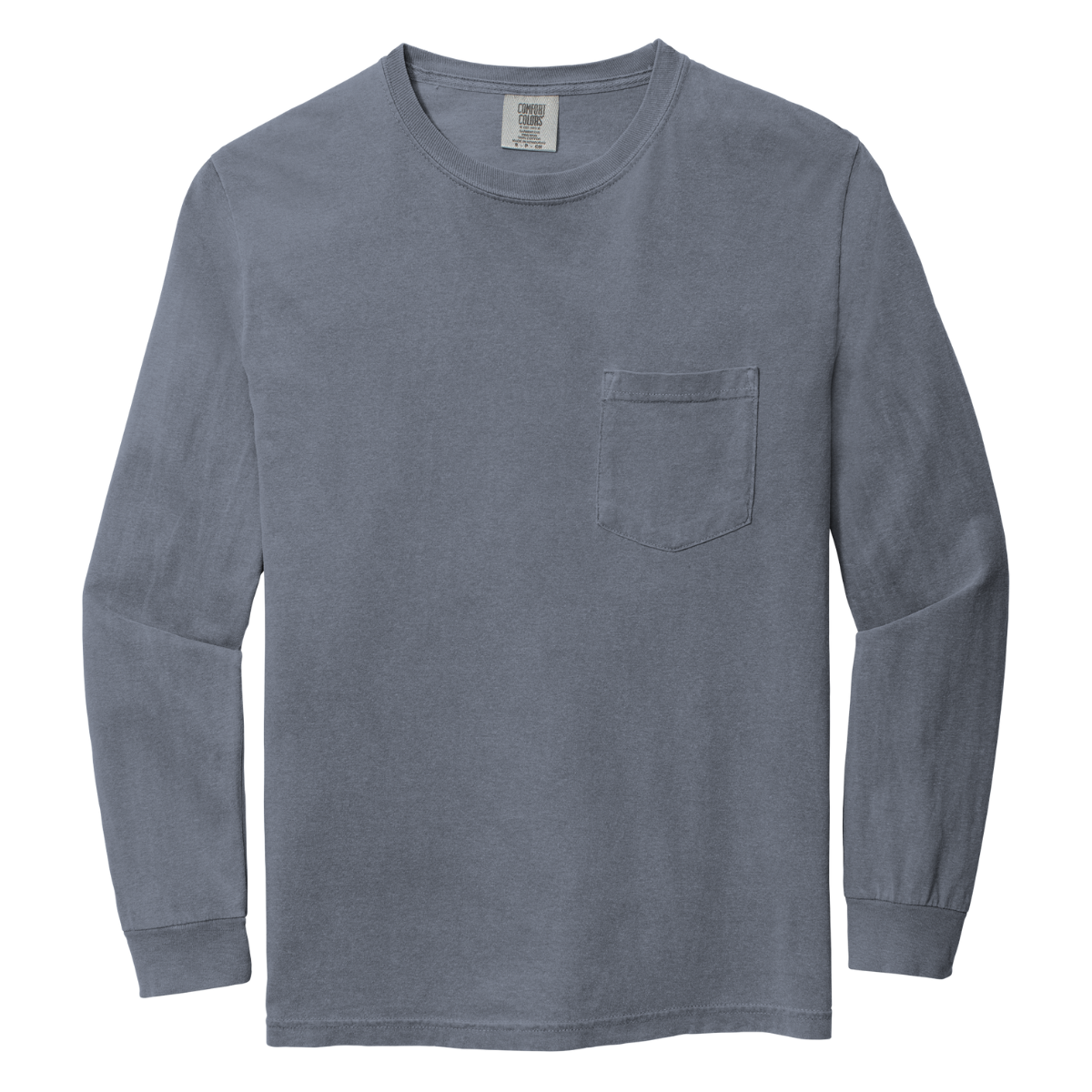 C4410 Comfort Colors® Custom Long-Sleeve Pocket Tee
