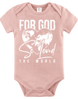 For God So Loved the World – Infant Christian Bodysuit (John 3:16)
