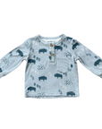 Boy's Long Sleeve Henley Shirt