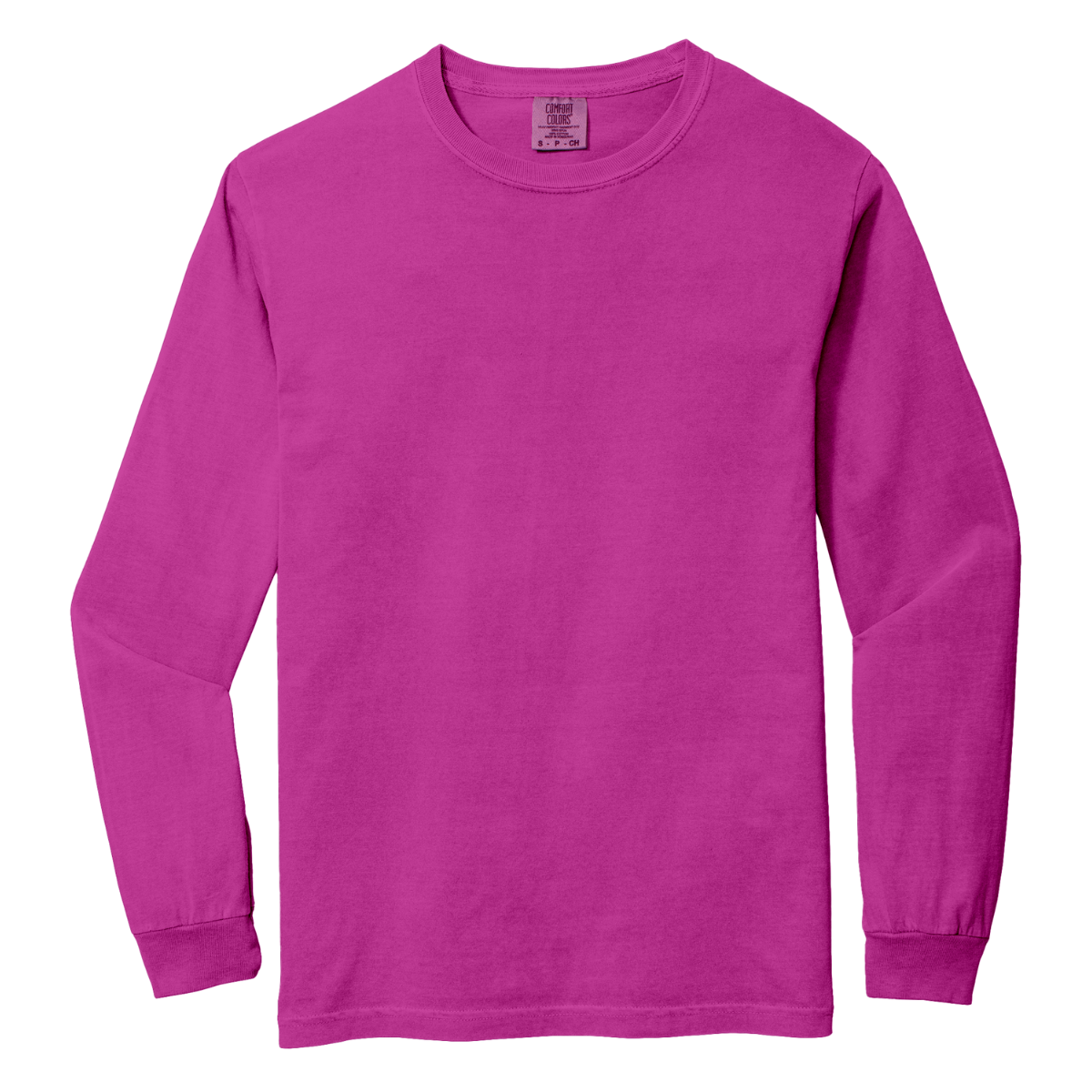 C6014 Comfort Colors Heavyweight Long-Sleeve T-Shirt – Garment-Dyed Custom Print Tee
