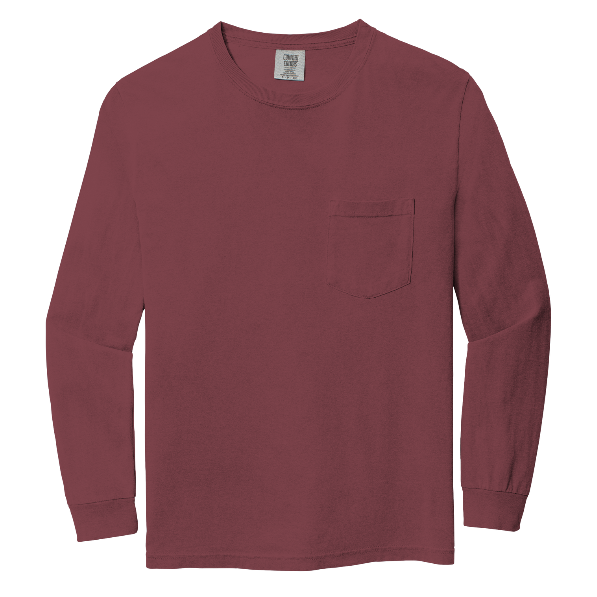 C4410 Comfort Colors® Custom Long-Sleeve Pocket Tee