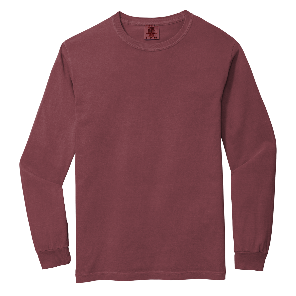C6014 Comfort Colors Heavyweight Long-Sleeve T-Shirt – Garment-Dyed Custom Print Tee