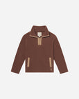 Chestnut Fleece Kids’ Quarter-Zip Pullover