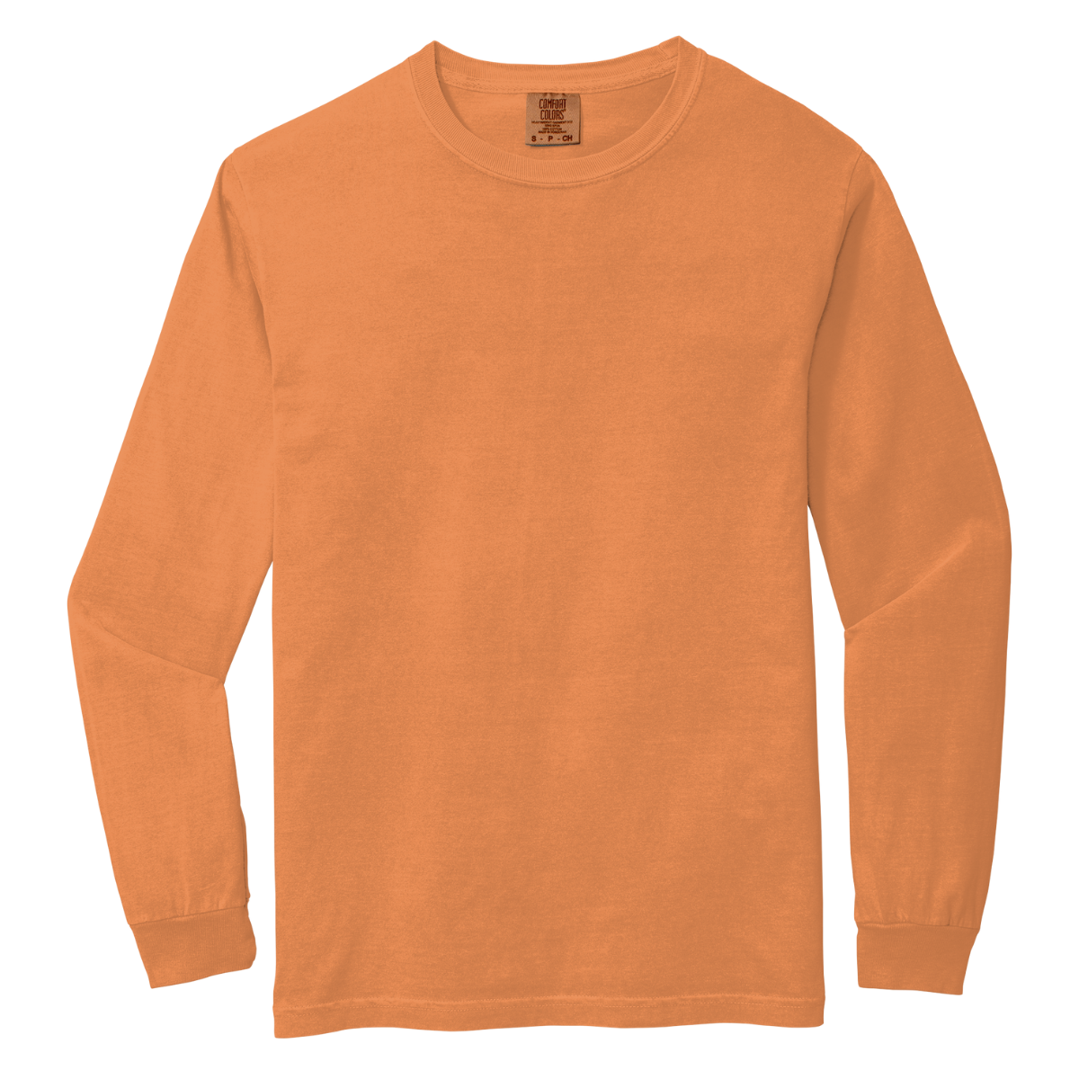 C6014 Comfort Colors Heavyweight Long-Sleeve T-Shirt – Garment-Dyed Custom Print Tee