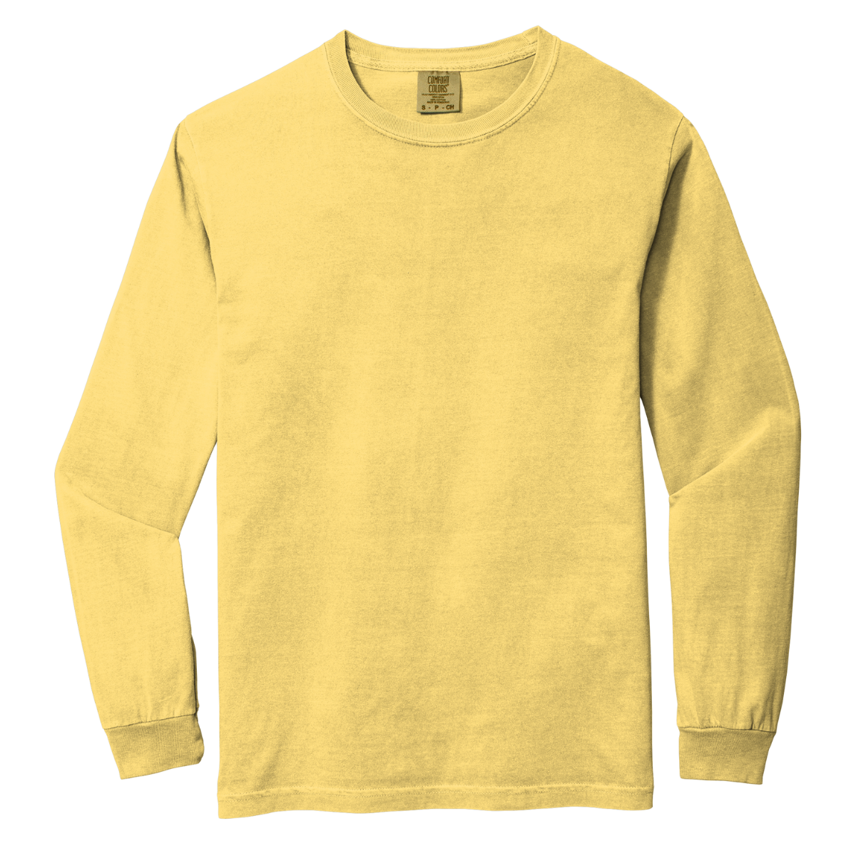 C6014 Comfort Colors Heavyweight Long-Sleeve T-Shirt – Garment-Dyed Custom Print Tee