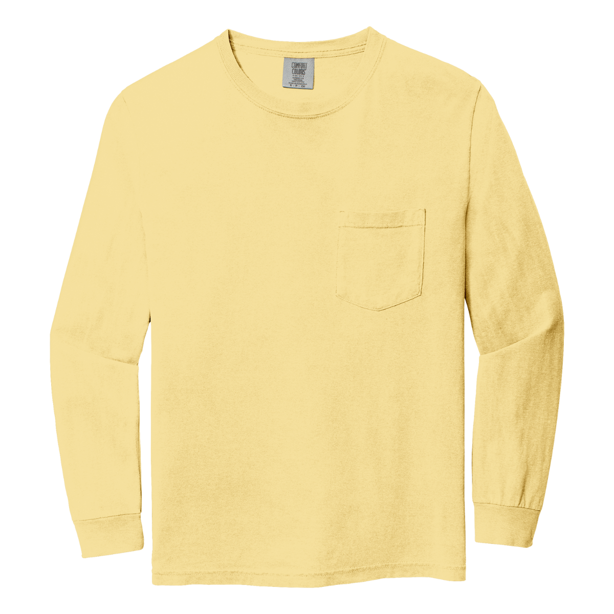 C4410 Comfort Colors® Custom Long-Sleeve Pocket Tee