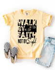 Walk by Faith – Youth Christian T-Shirt Inspired by 2 Corinthians 5:7