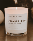 Fraser Fir Soy Candle - White Jar - 11 oz