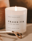Fraser Fir Soy Candle - White Jar - 11 oz