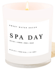 Spa Day Soy Candle - White Jar - 11 oz