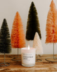 Christmas Tree Soy Candle - White Jar - 11 oz