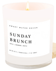 Sunday Brunch Soy Candle - White Jar - 11 oz