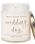 Wedding Day Soy Candle - Clear Jar - 9 oz (Spa Day)